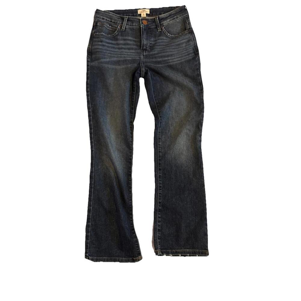 Maurice’s Jeans Blue Size 6 Short EverFlex Slim Boot Mid Rise Whiskered